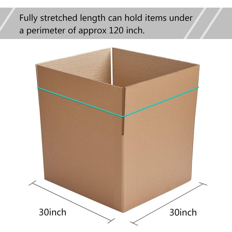 Coopay 12 Inches Extra Large Rubber Bands, 30 Pieces Heavy Duty Trash Can Band Bulk, Strong Elastic for Office Supply School Home, Garbage Cans, File Folders (Green) - Image 5